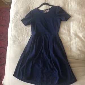 Royal blue M Lularoe Amelia dress w pockets!